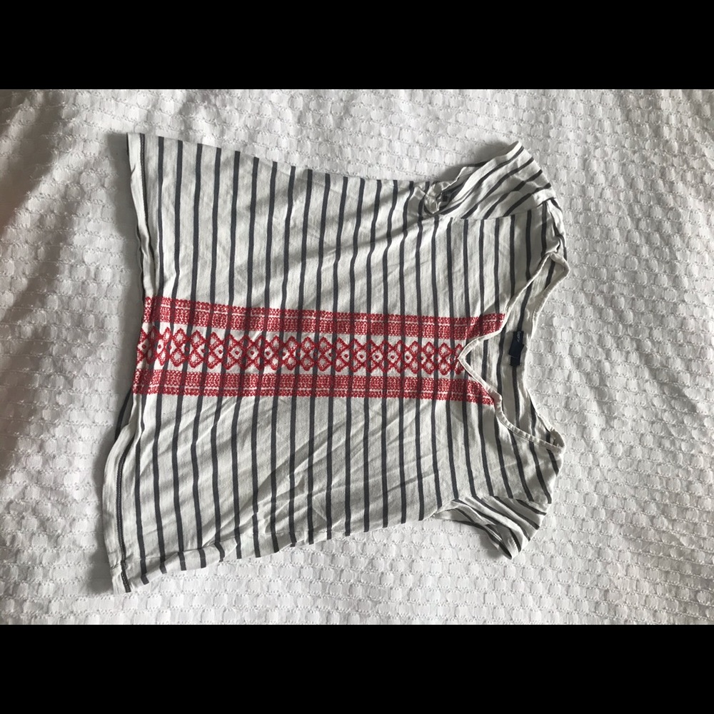 Girls striped tee shirt